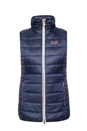 Quilted vest with band collar, zdjęcie 1 Quilted vest with band collar od EA7 Emporio Armani